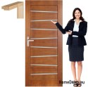 Wooden door with frame color MG12 80