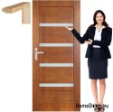 Wooden door with frame lacquered MG1 60