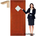Wooden door with frame lacquered FG1 70