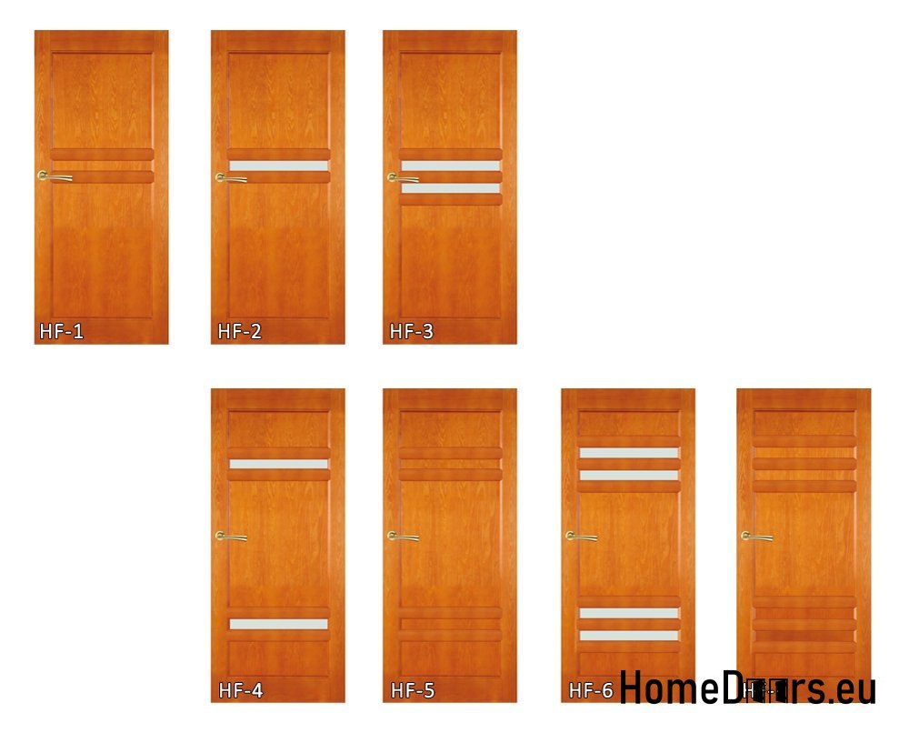 Wooden door with frame lacquered HF3 80
