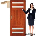 Wooden door frame color lacquer CR10 80