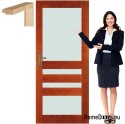 Wooden door frame lacquered CR2 90