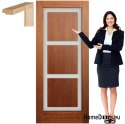 Wooden door with frame lacquered EM3 60