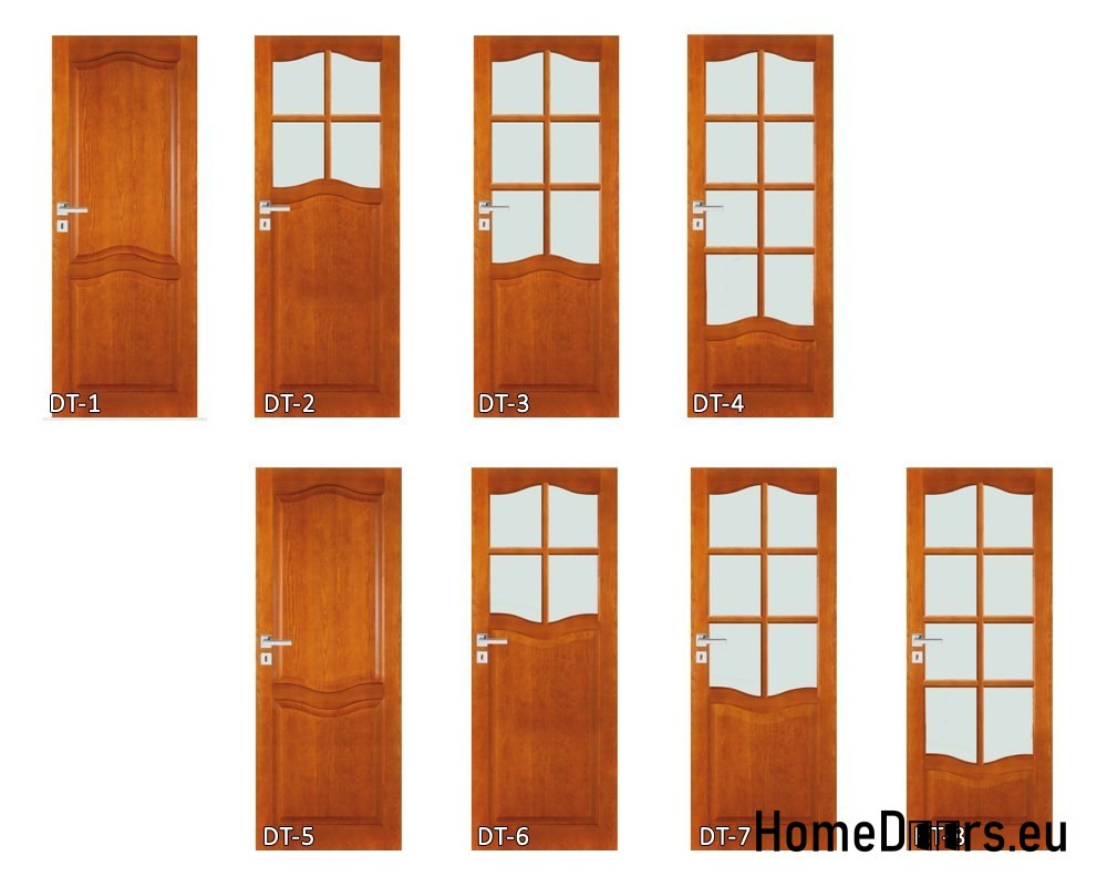 Wooden doors with bathroom frame DT2 70