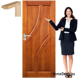 Wooden door with frame full lacquer BG1 90