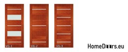Porte en bois avec cadre de chambre couleur VG1 70