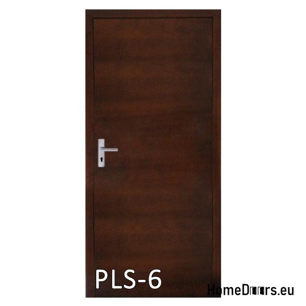 Wooden doors with frame and handle PLS1 60 LP