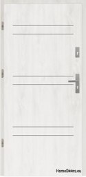 Drzwi zewnętrzne 55mm LINEA 2 białe 90 L OD RĘKI