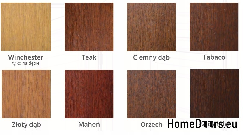 Exterior wooden oak doors warm 74 mm KAN
