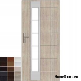 DOOR STEELTHERM T41 GLASS 80 101MM POLISH COLOR