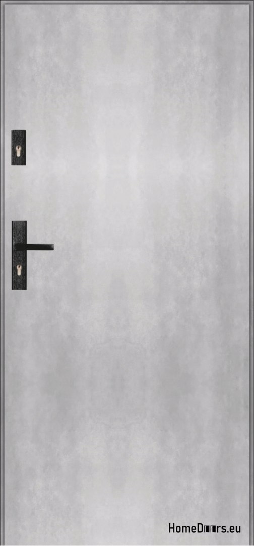 Exterior doors steel 80 55MM Warm Ud=1,2, CONCRETE