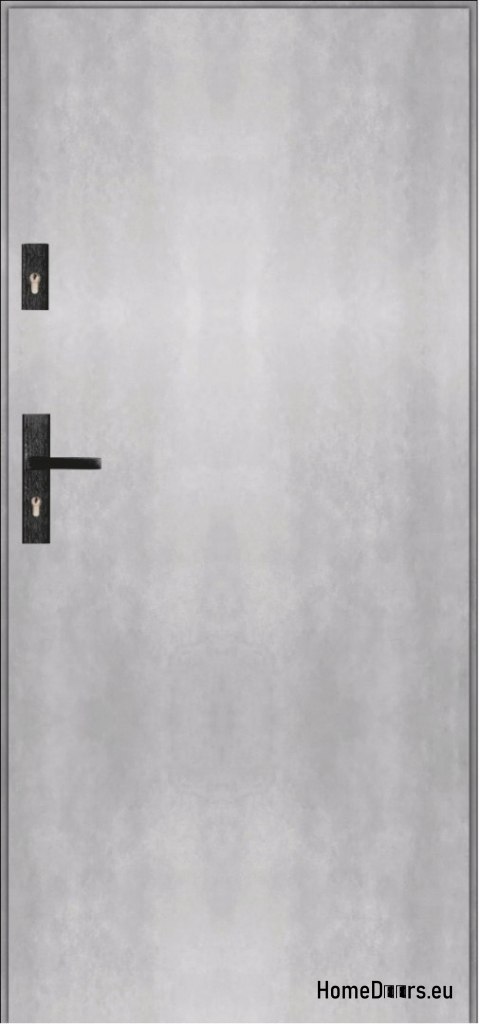 Exterior doors steel 90 55MM Warm Ud=1,2, CONCRETE