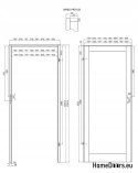 PINE DOORS BARK BEETLE QUINTET KNOTLESS WC 70