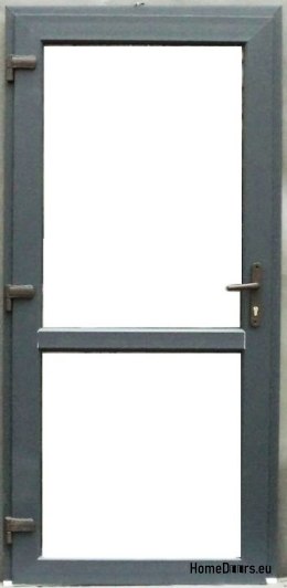 Drzwi zewnętrzne PCV sklepowe 100/200 antracyt