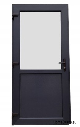 Exteriér PVC obchodních dveří 90/210 antracit