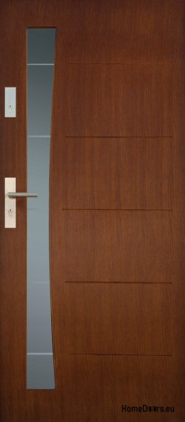 Drzwi zewnętrzne drewniane płytowe DP10 72mm