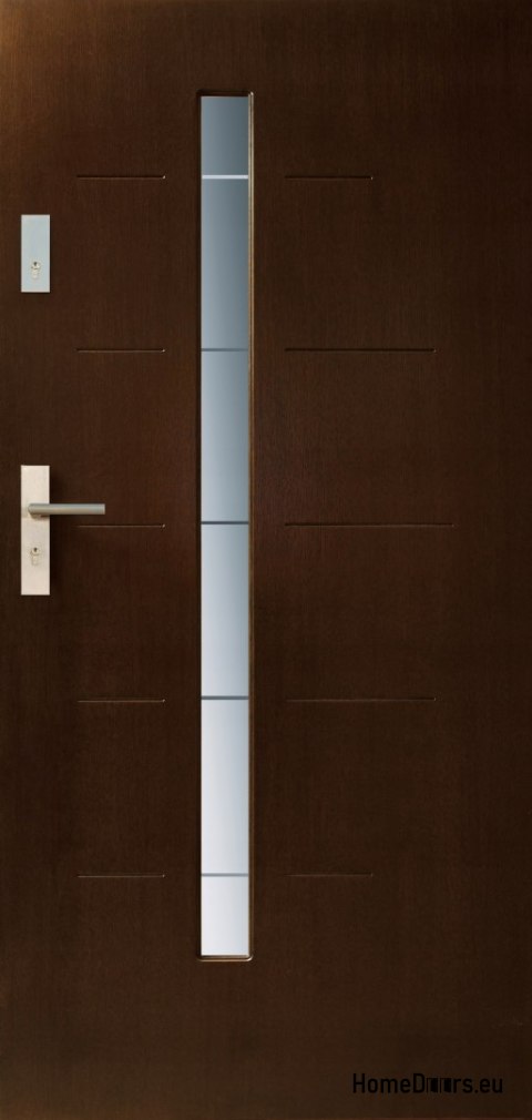 Dveře exteriérové, dřevěný panel, DP12 72mm