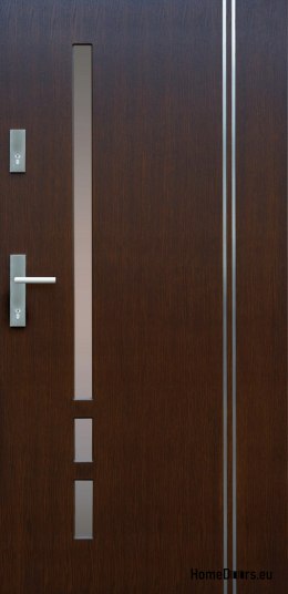 Drzwi zewnętrzne drewniane płytowe DP18 72mm
