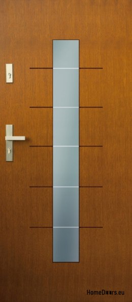 Drzwi zewnętrzne drewniane płytowe DP23 CIEPŁE