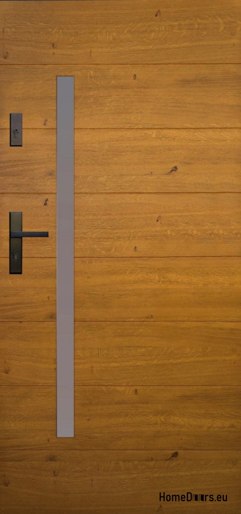 Dveře exteriérové, dřevěný panel DP29 WARM