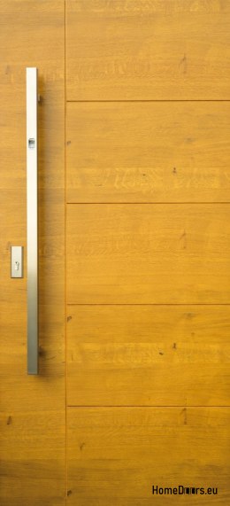 Drzwi zewnętrzne drewniane płytowe DP33 CIEPŁE