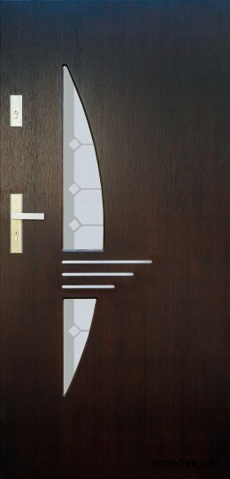 Porte esterne, pannello di legno, DP7-A 72mm