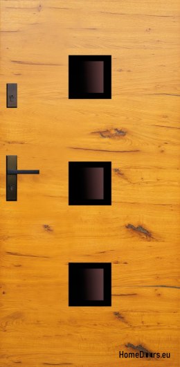 Vnější dveře, dřevěná deska DPC6 WARM