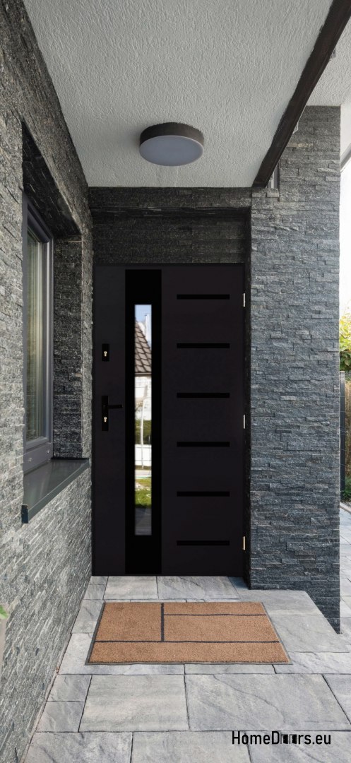 Exterior doors THICK 72 MM warm with Venetian Mirror 80 90 100