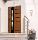 Exterior doors THICK 72 MM warm with Venetian Mirror 80 90 100
