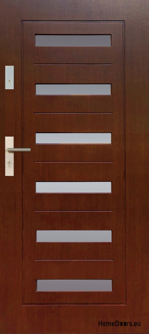 Exterior doors, wooden plate DP1 72mm warm