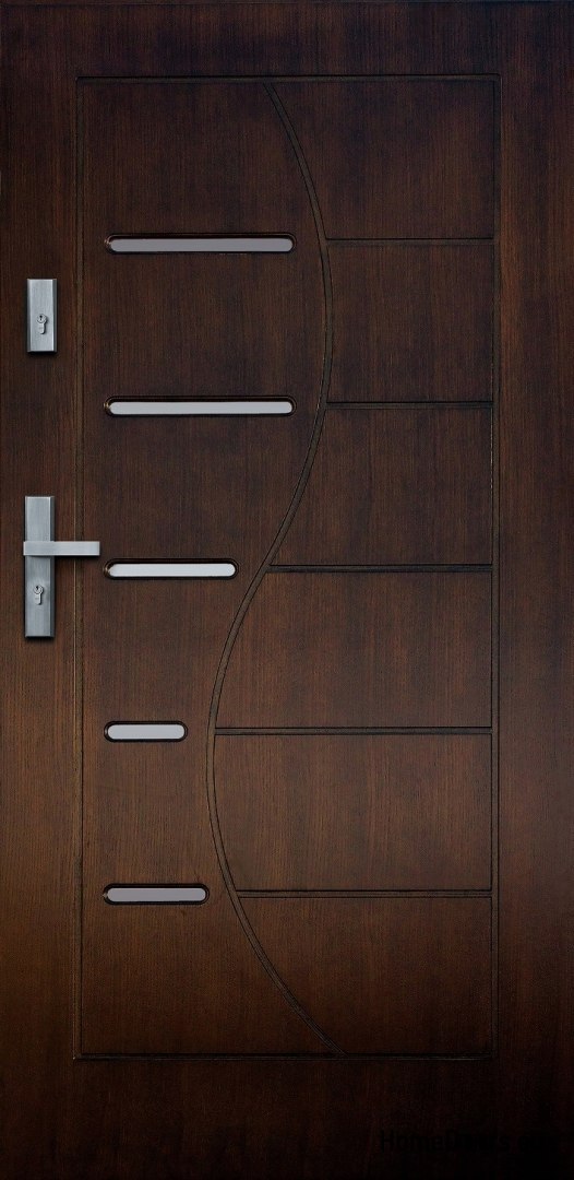 Exterior doors, wooden plate DP2 72mm warm