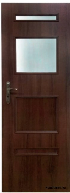 Drzwi łazienkowe z szybą wewnętrzne Casandra 60