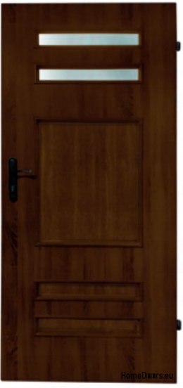 Drzwi łazienkowe z szybą wewnętrzne Volans 60