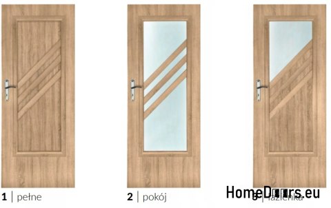 Drzwi pełne wewnętrzne Sadr 90