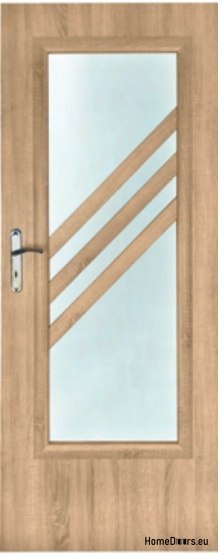Porte de la chambre avec verre intérieur Sadr 60