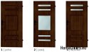 Room doors with interior glass Volans 60