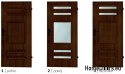 Room doors with interior glass Volans 70