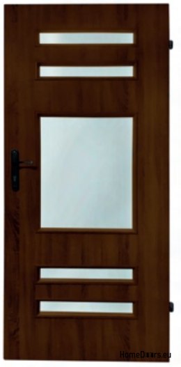 Dveře pokoje s vnitřním sklem Volans 80
