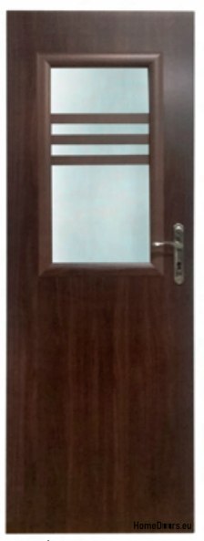 Bathroom doors with interior glass Mirach 90