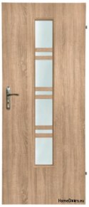 Room doors with interior glass Ceres 60