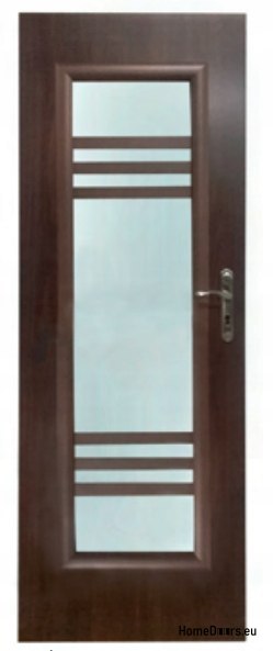 Porte delle camere con vetro interno Mirach 70