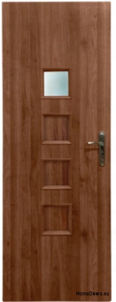 Drzwi łazienkowe z szybą wewnętrzne Atria 60