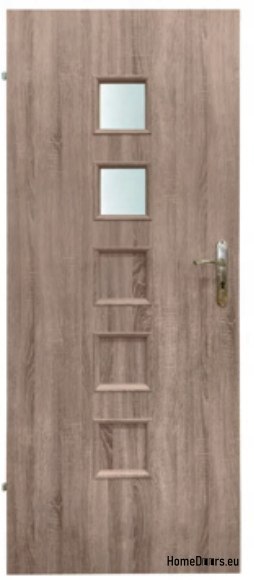 Bathroom doors with interior glass Hamal 60