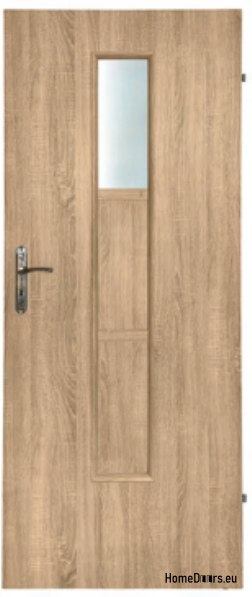 Drzwi łazienkowe z szybą wewnętrzne Suri 60