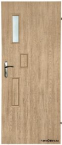 Bathroom doors with interior glass Tresna 70