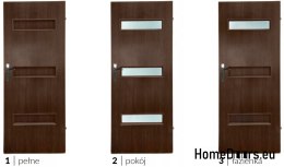 Room doors with interior glass Antares 80