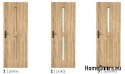 Room doors with interior glass Donta 60