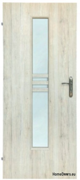 Prosklené dveře s vnitřním sklem Wega 60