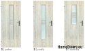 Glazed doors with interior glass Wega 60