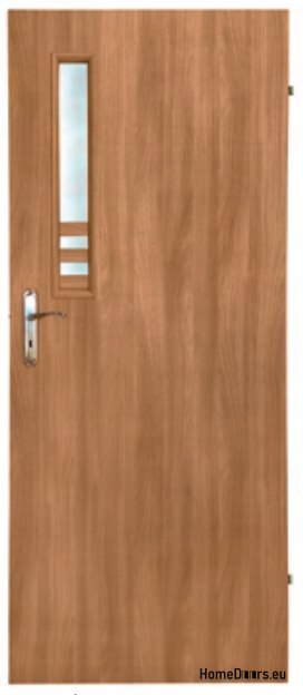 Drzwi łazienkowe z szybą wewnętrzne AMA 80